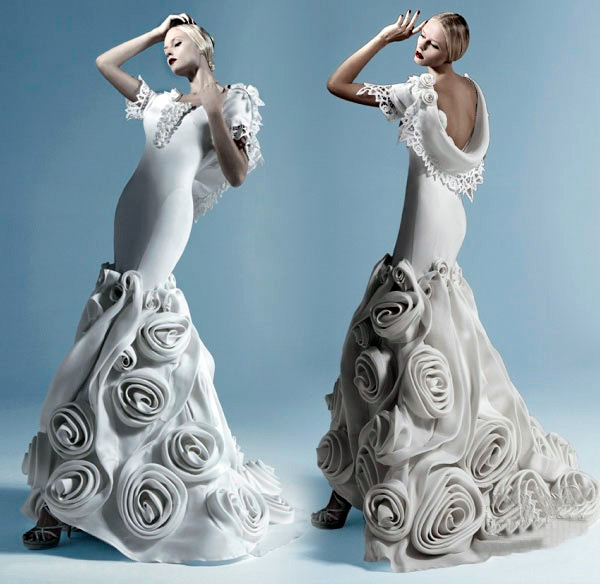 White wedding dresses photo