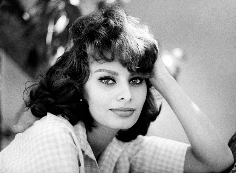 Sophia Loren photo in her youth