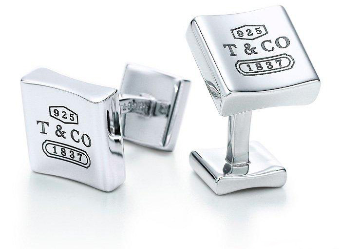 Silver cufflinks from Tiffany 925 assay value