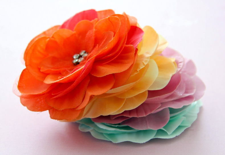 fabric flowers