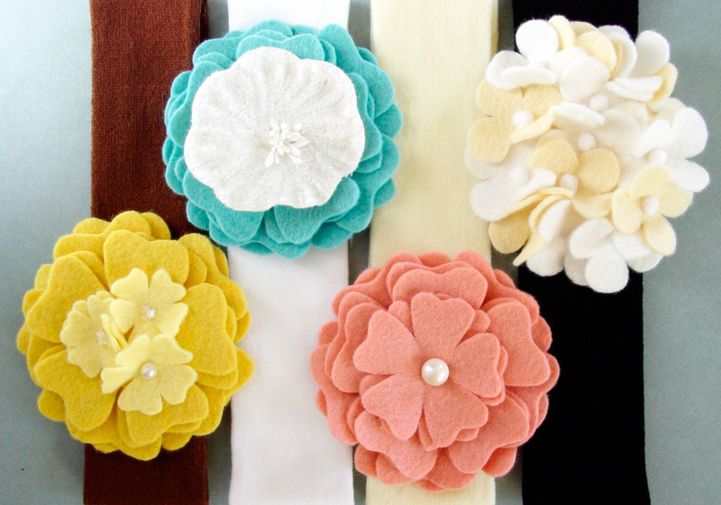 fabric flowers