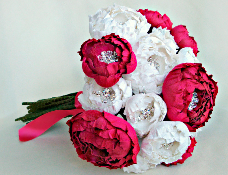 fabric flowers