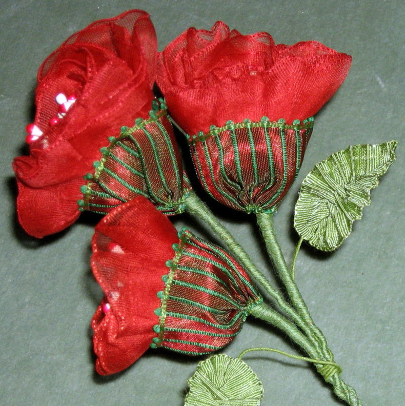 Flowers from fabric