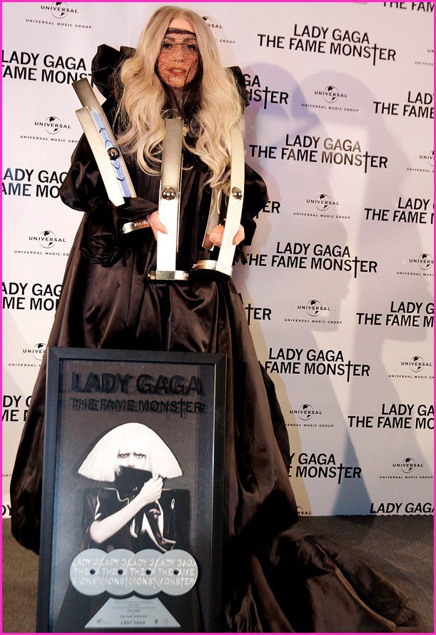 Lady Gaga, photo, presentation of the award