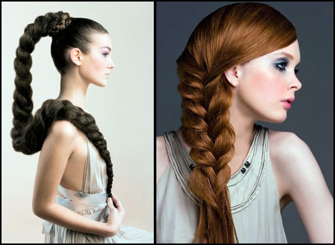 Hair decoration, braid hairstyles