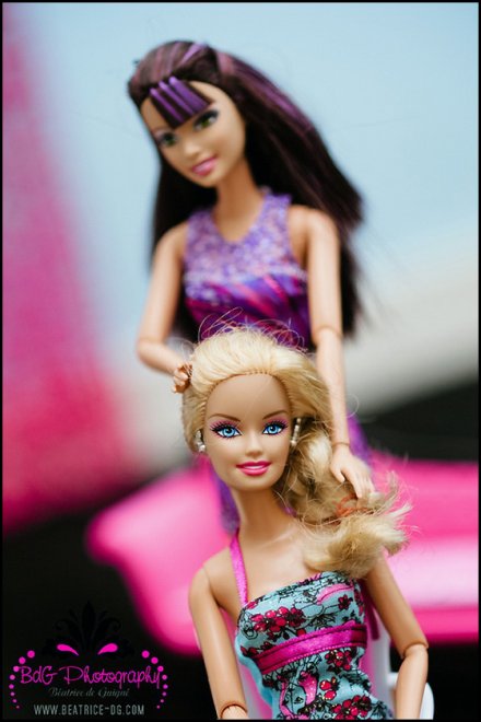 Wedding preparations, Barbie photo