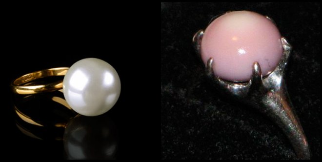 Natural pearls