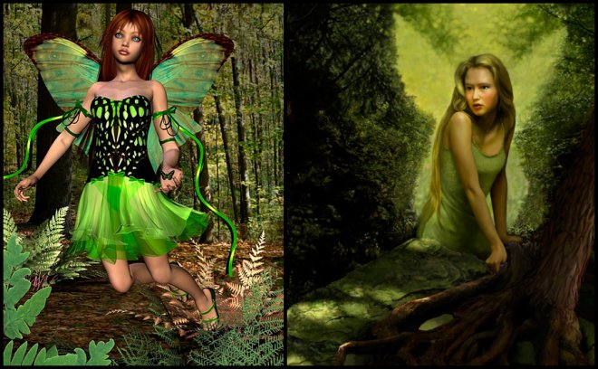 Cosmetics for a real forest nymph