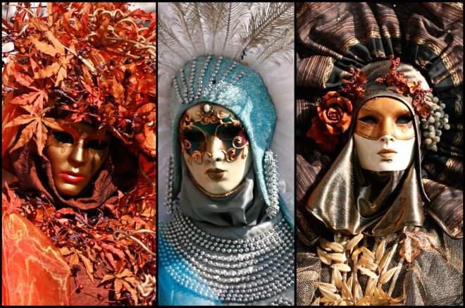 Venetian carnival masks