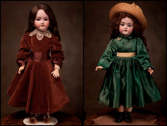 Collectible handmade porcelain dolls