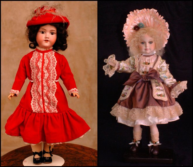 Collectible porcelain dolls