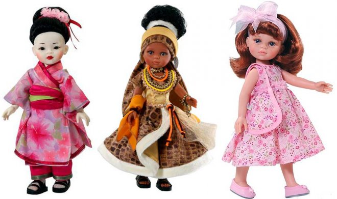 Dolls children of Paola Reina