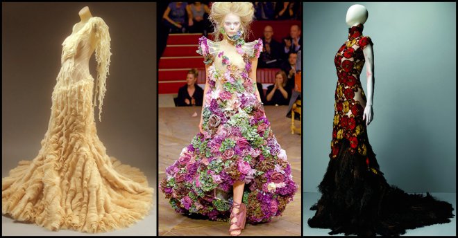 Alexander McQueen collection, dresses