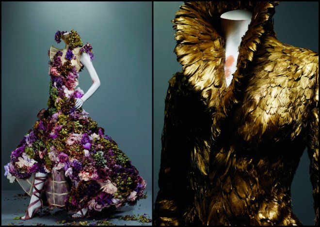 Alexander McQueen collection, dresses