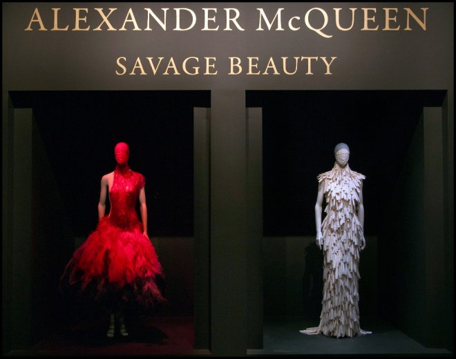 Alexander McQueen collection, dresses