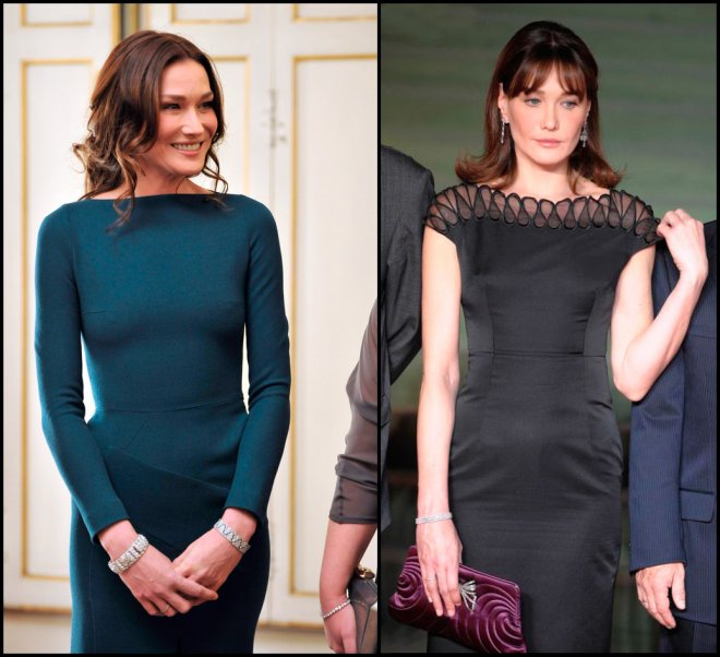 The First Lady of France and her dresses