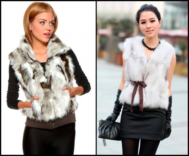 fur vest