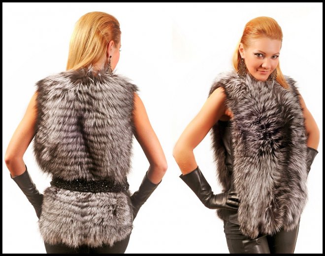 fur vest