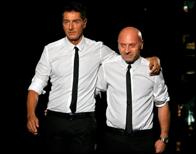 Dominico Dolce and Stefano Gabbana