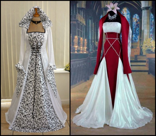 fancy dresses and gothic wedding dresses