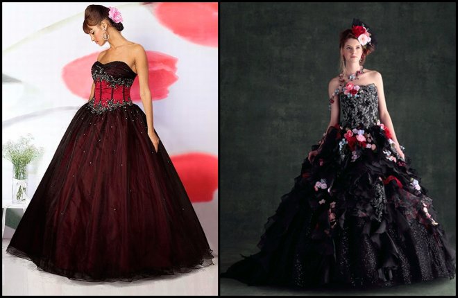 fancy dresses and gothic wedding dresses