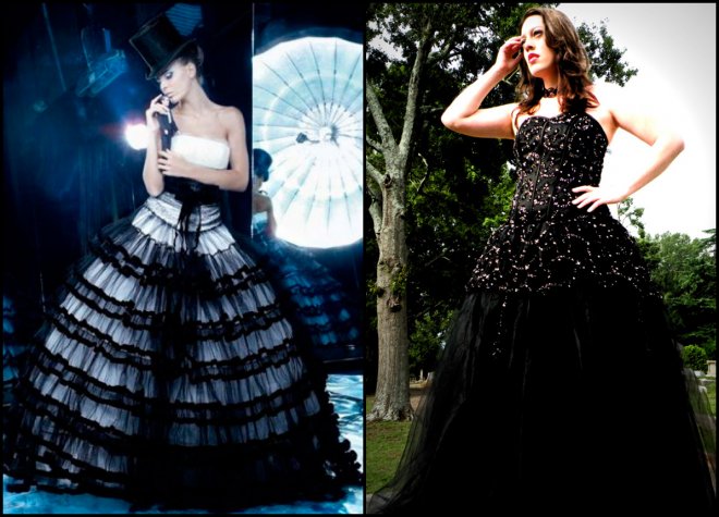 fancy dresses and gothic wedding dresses