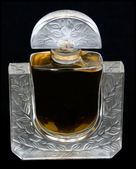 Perfume bottles from jeweler Rene Lalique