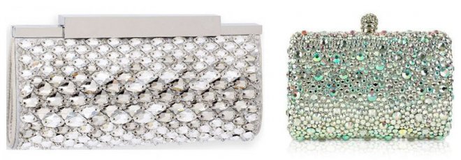 Swarovski crystal clutches