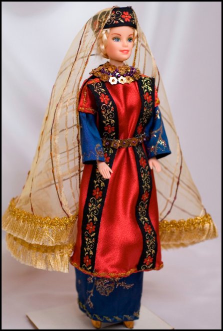 Clothes for dolls, historical costume for barbie