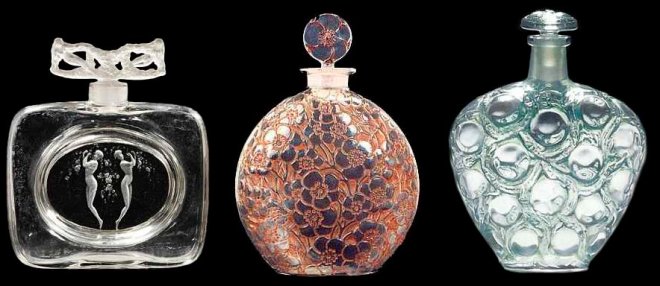 Rene Lalique perfume bottles