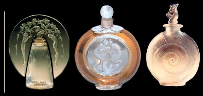 Rene Lalique perfume bottles