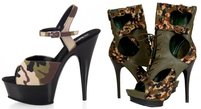 military style shoes