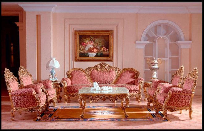 Rococo style in interiors