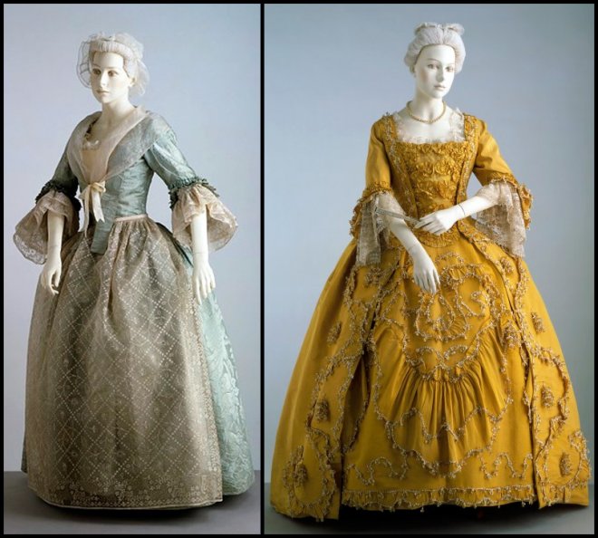 Rococo era women's costume