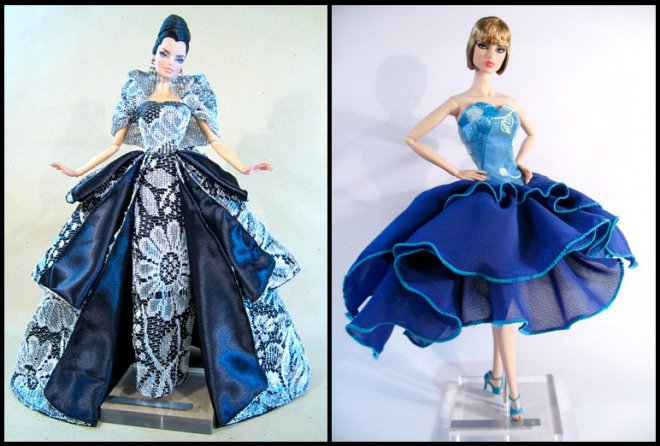 Chic dresses for a barbie doll