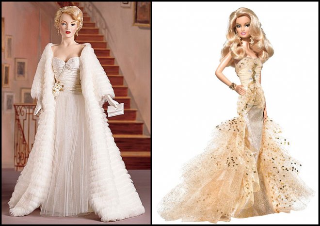 Chic dresses for a barbie doll