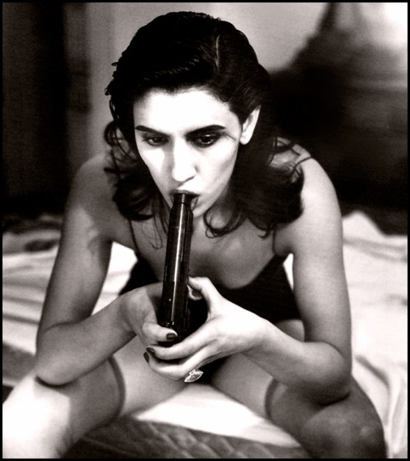 Girls in Helmut Newton's photographs