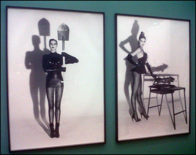 Girls in Helmut Newton's photographs