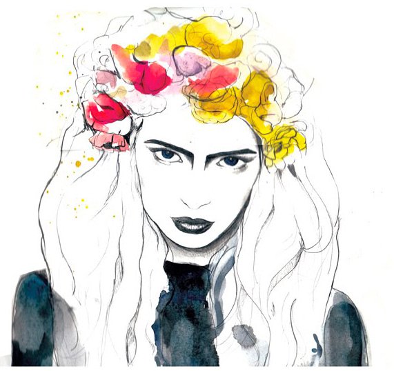 Sarah Hankinson's most beautiful fashion illustrations