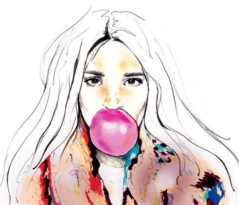 fashion illustrations by Sarah Hankinson