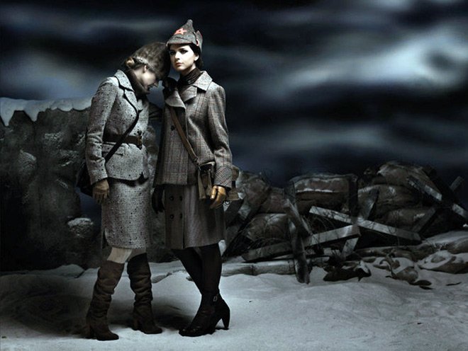 Revolution of 1917 in fashion photography