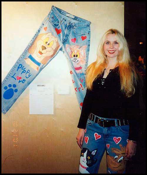 How to decorate jeans