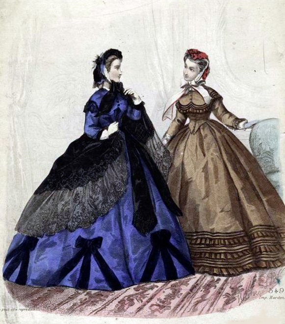 Antique Fashion illustration