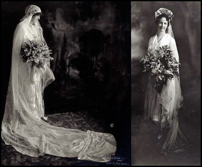 Antique wedding photo