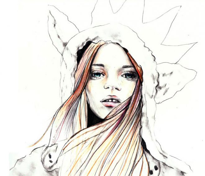 fashion illustrations by Sarah Hankinson