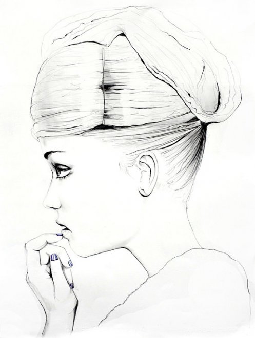 Sarah Hankinson's most beautiful fashion illustrations