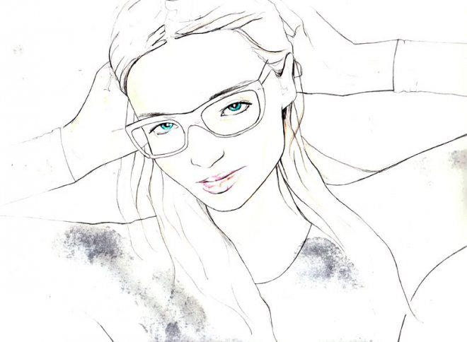 fashion illustrations by Sarah Hankinson