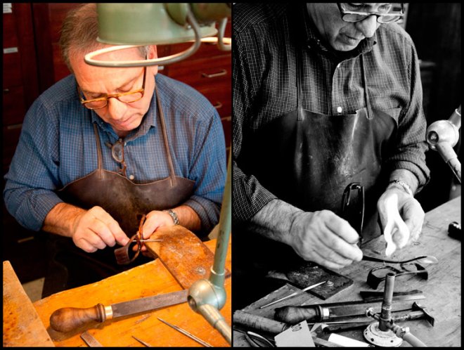 Atelier de monture de lunettes en carapace de tortue