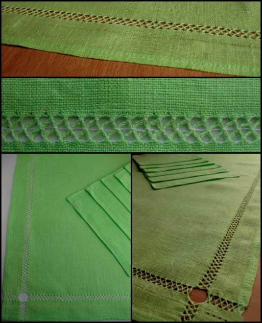 Hemstitch embroidery