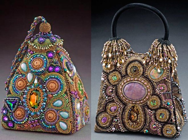 Beaded handbag